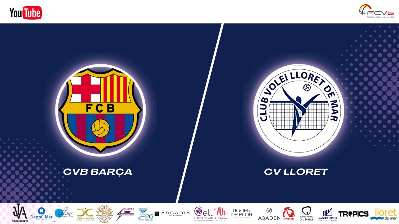 Juvenil Blau. CVB Barça - CV Lloret