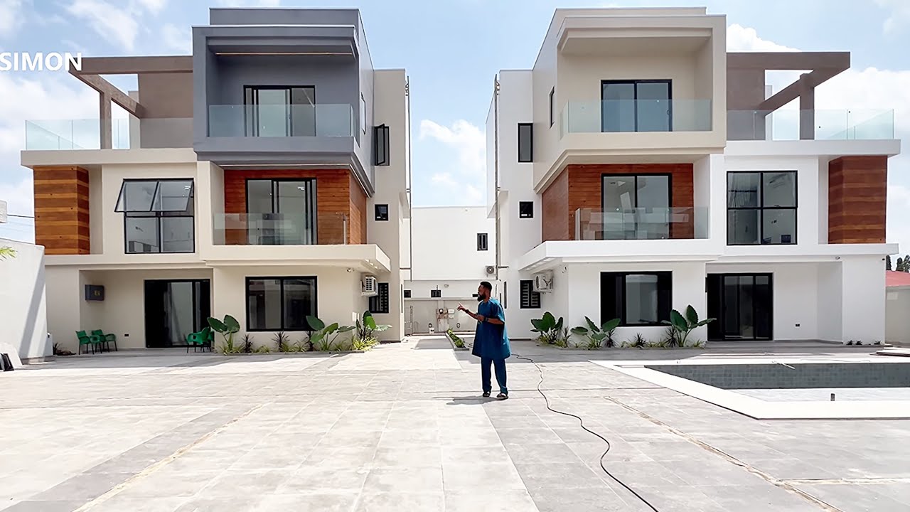 Impeccable Mini Gated Community with 5 Bedroom Modern Houses in Accra