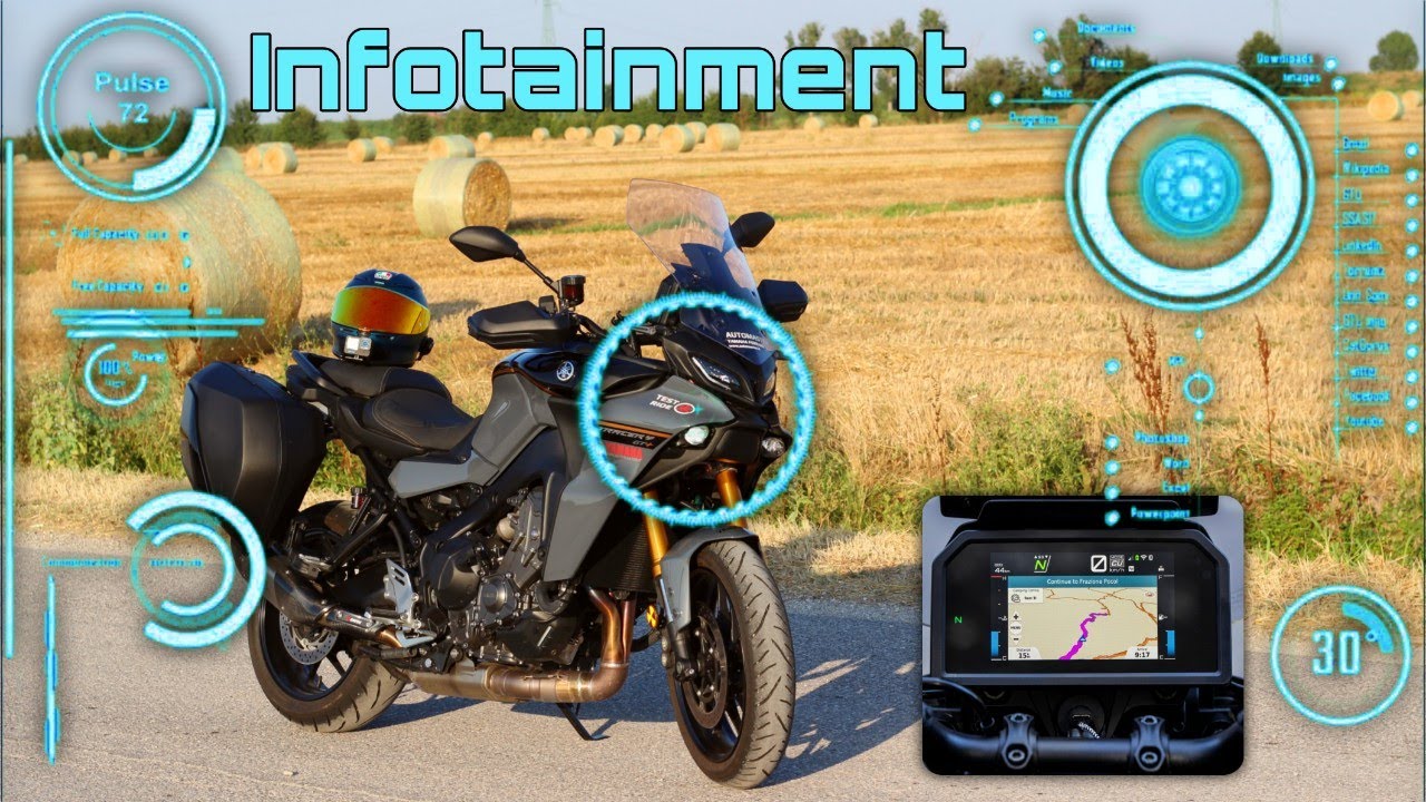Infotainment Tracer 9 GT + Ha una TV al posto del contachilometri!