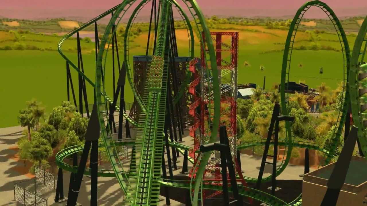 RCT3 - Riddler's Revenge - Six Flags Magic Mountain - Re-Creation