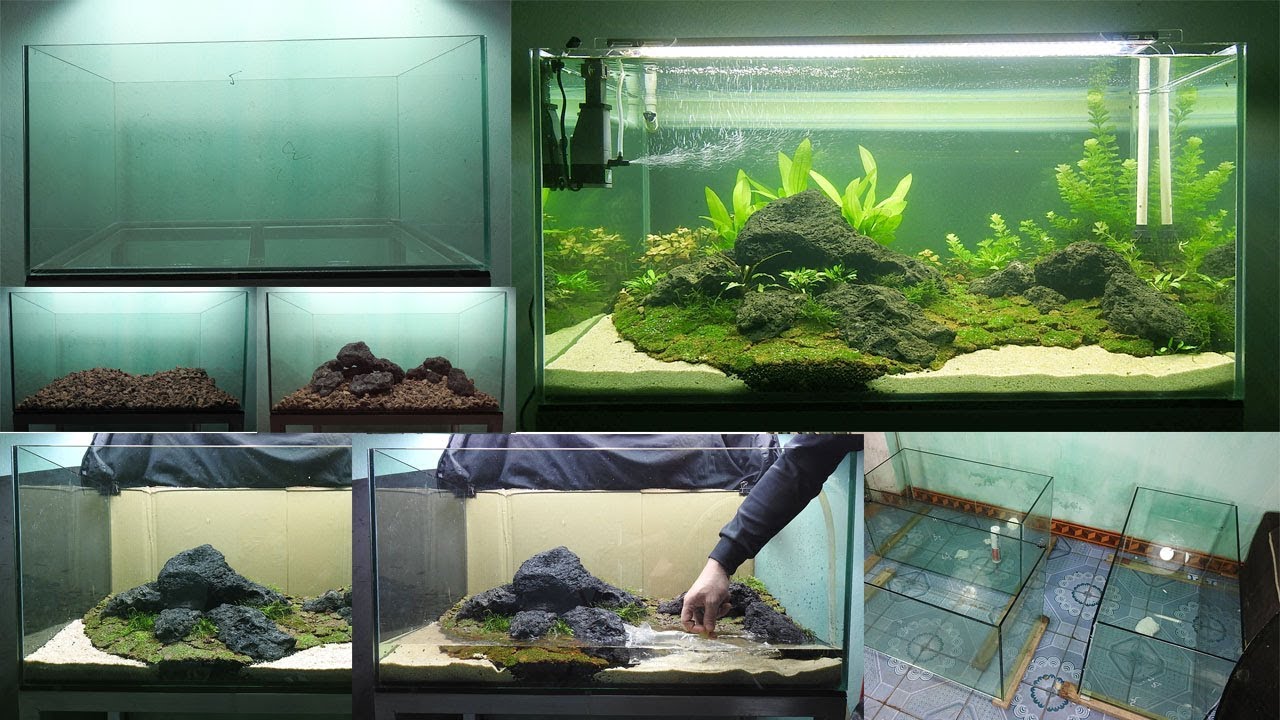 Aquarium model 2 - How to make an aquarium tank - [Piece of Paper]
