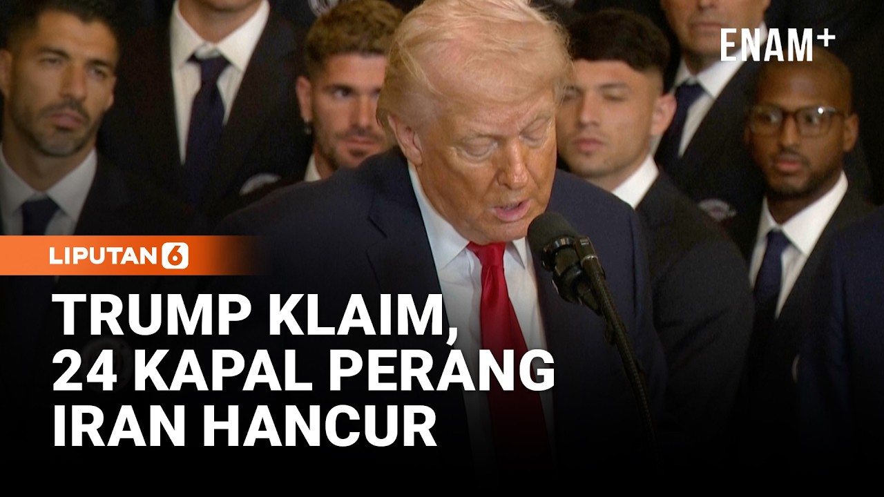 Trump Sebut Israel dan AS Berhasil Hancurkan 24 Kapal Perang Iran | Liputan6