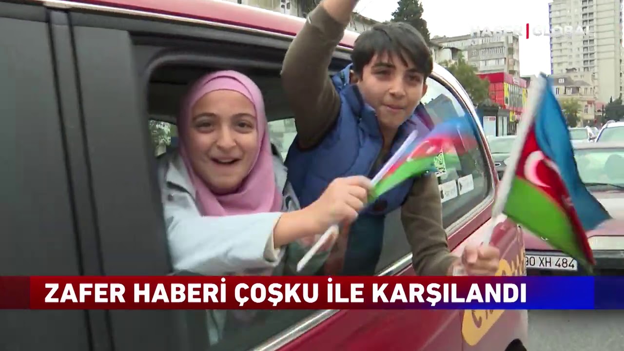 Coşku, Sevinç, Gözyaşları... Bakü'de Şuşa Zaferi Tablosu