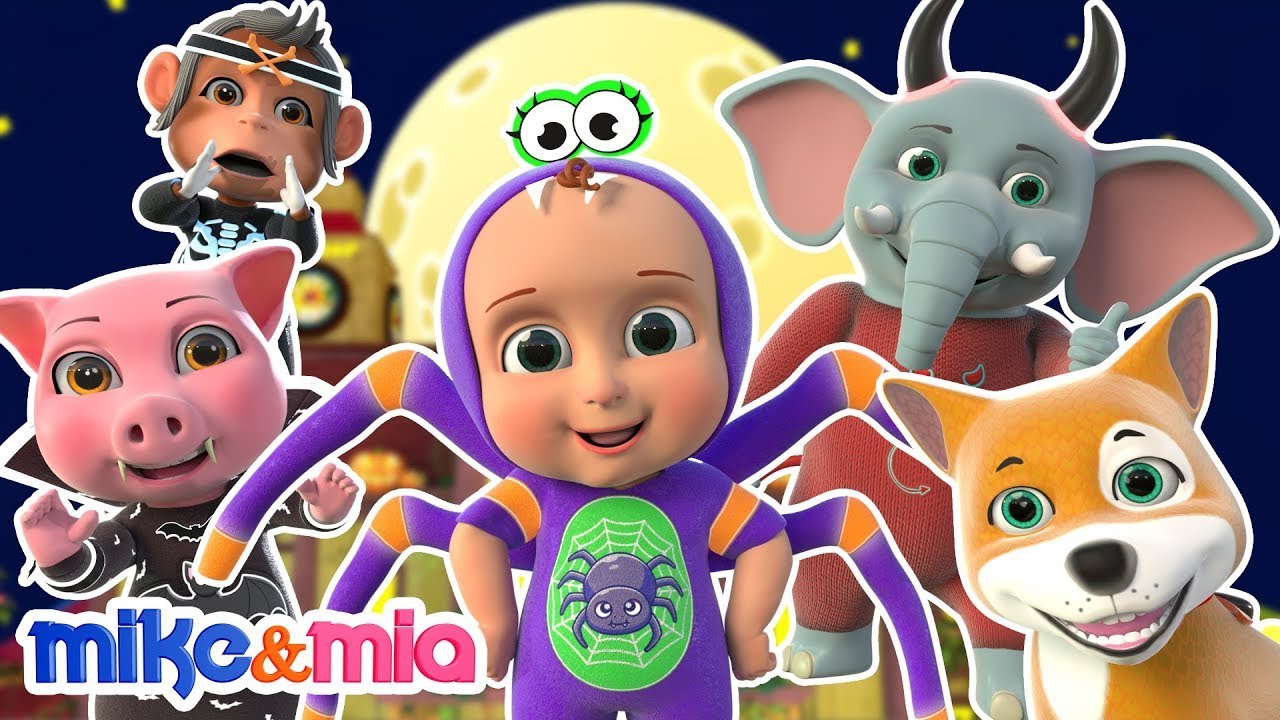 5 Little Baby Sharks & Nursery Rhymes in 3D 🦈 | Mike & Mia Songs