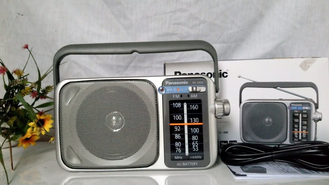 Panasonic RF 2450 ( mới 99 % ) _ sóng khỏe vô địch thiên hạ, tiếng rất tốt.