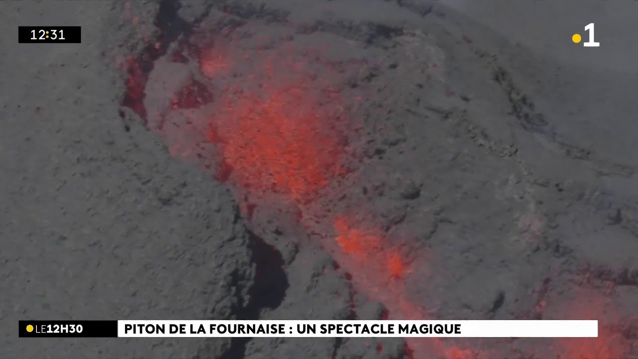 Ce sont les premières images aériennes du Piton de la Fournaise. Le volcan est entré en éruption