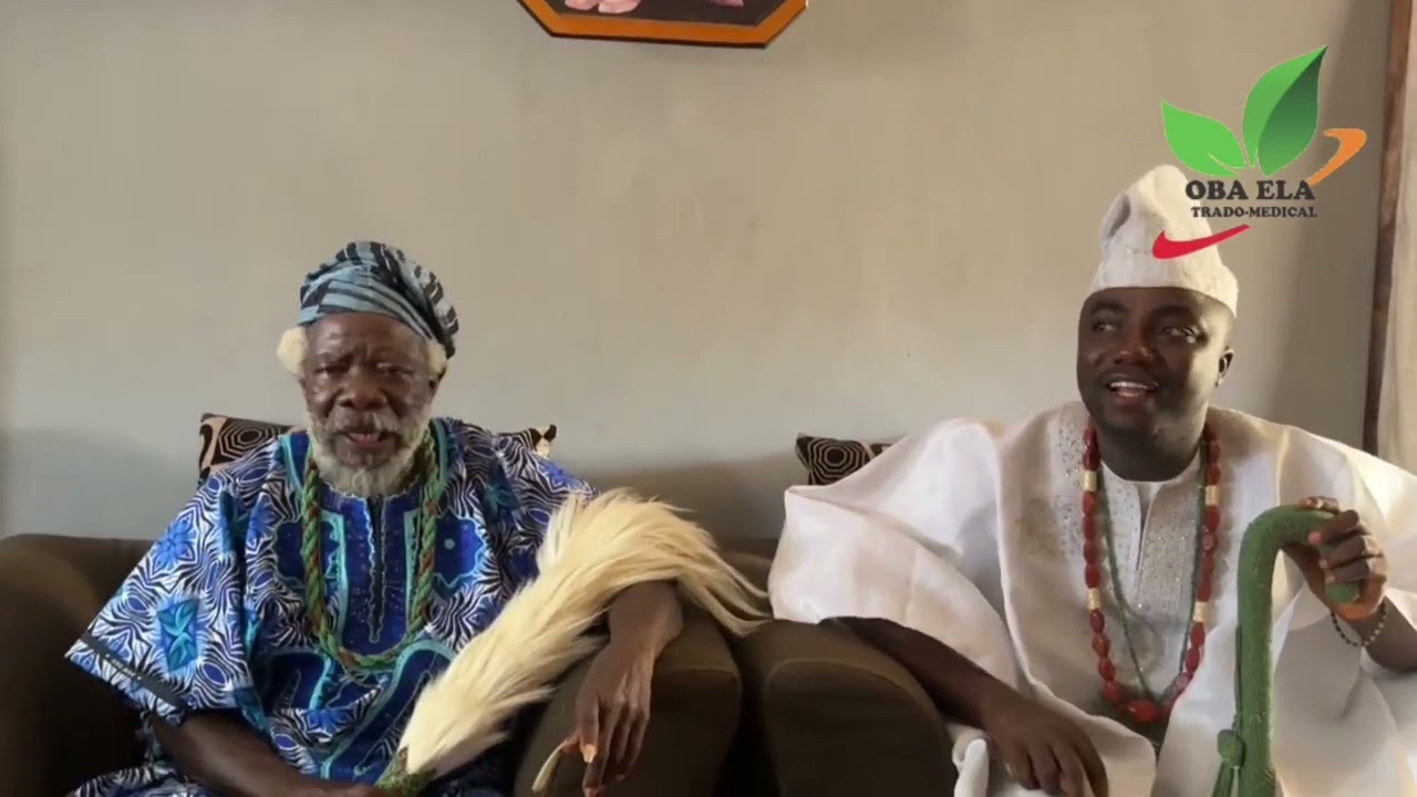 Oba Ella visit Baba Peter Fatomilola on a trending video