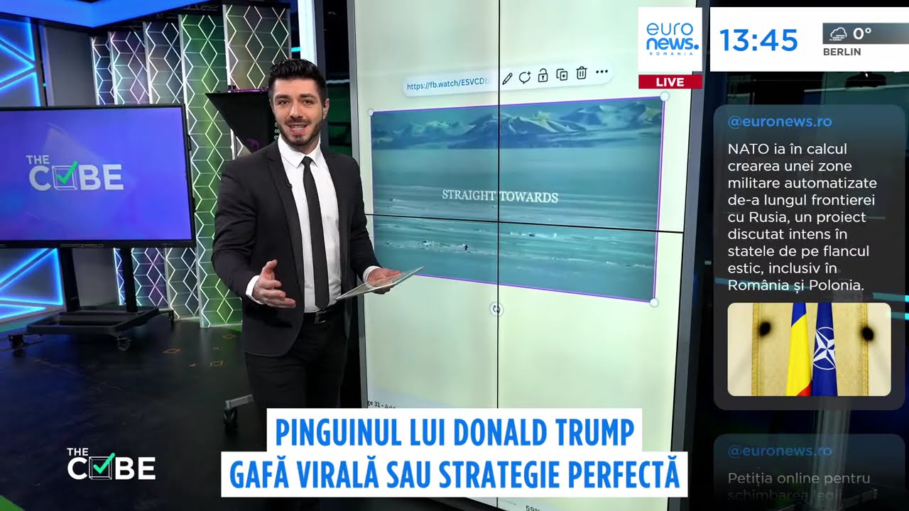 #TheCube - Pinguinul lui Donald Trump, gafă virală sau strategie perfectă