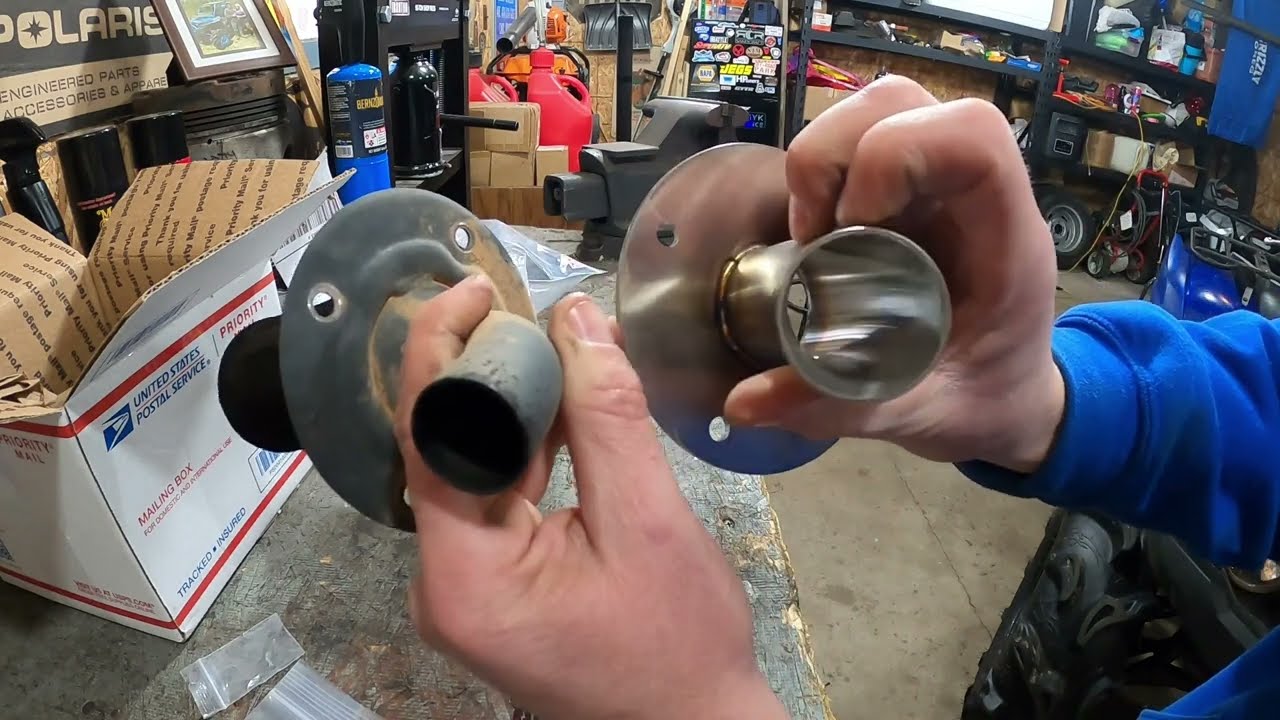 2022 Grizzly 700 - Whiskey Bent Exhaust Tip Install