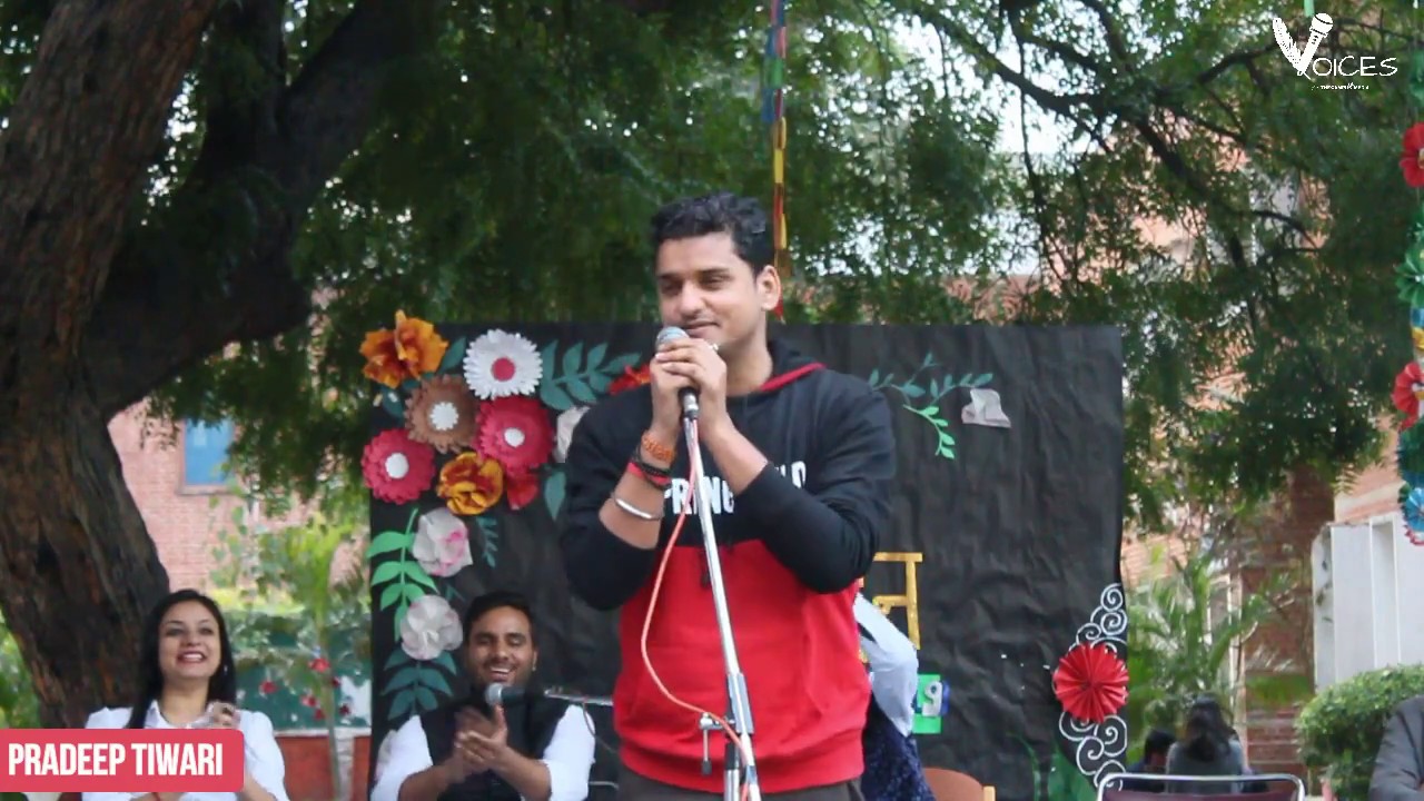 VOICES: Haath Mehndi Bhi Rachai Jaane Lagi By Pradeep Tiwari | Spandan SRCC 2019 Hindi Poetry