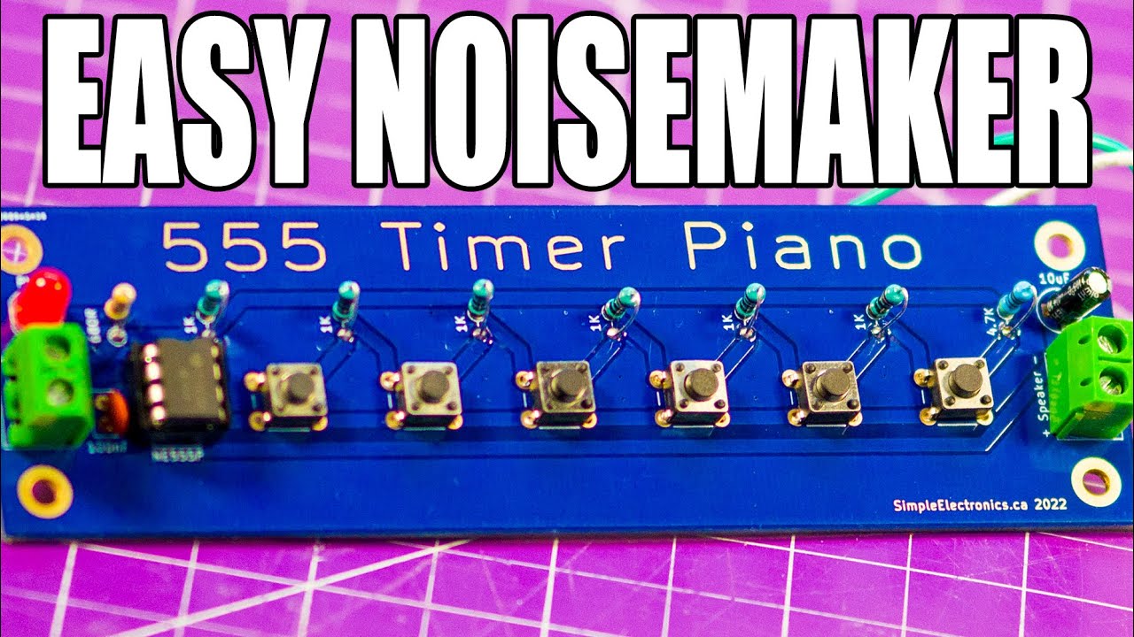 An IC That Can Annoy Any Room! 555 Timer Piano