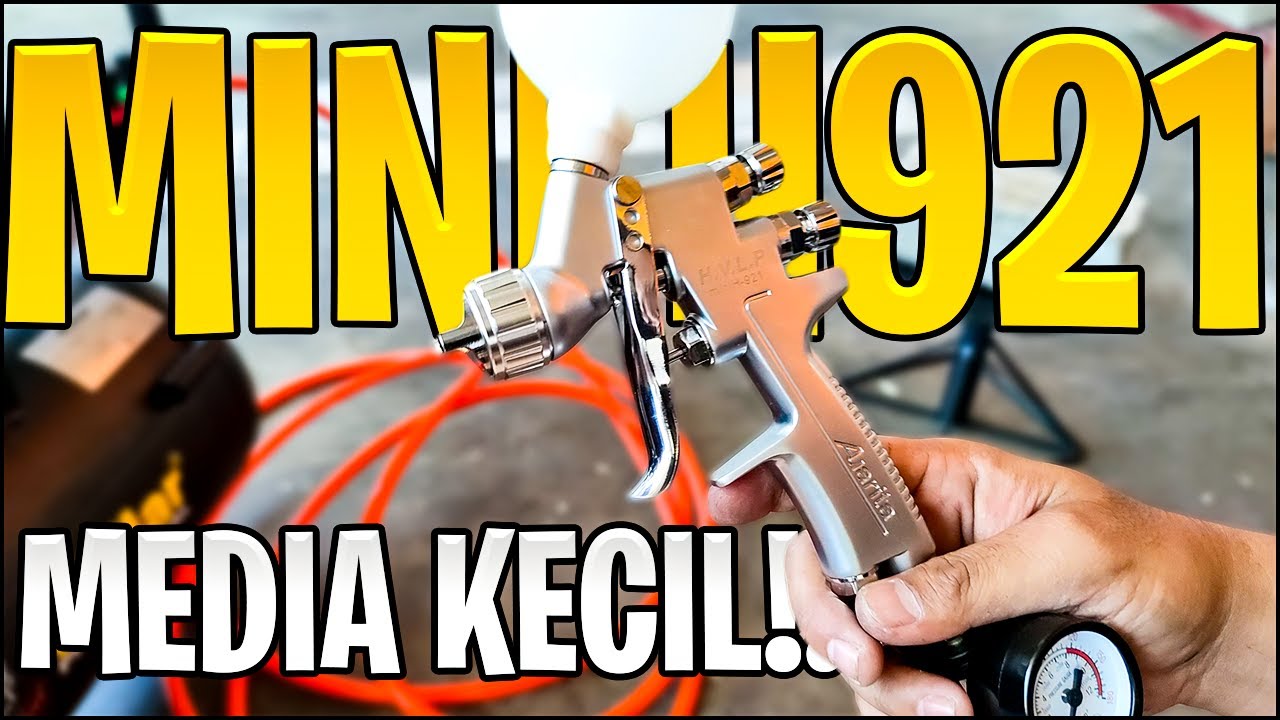 Setting Spray Gun Auarita Mini H 921 untuk Media Kecil