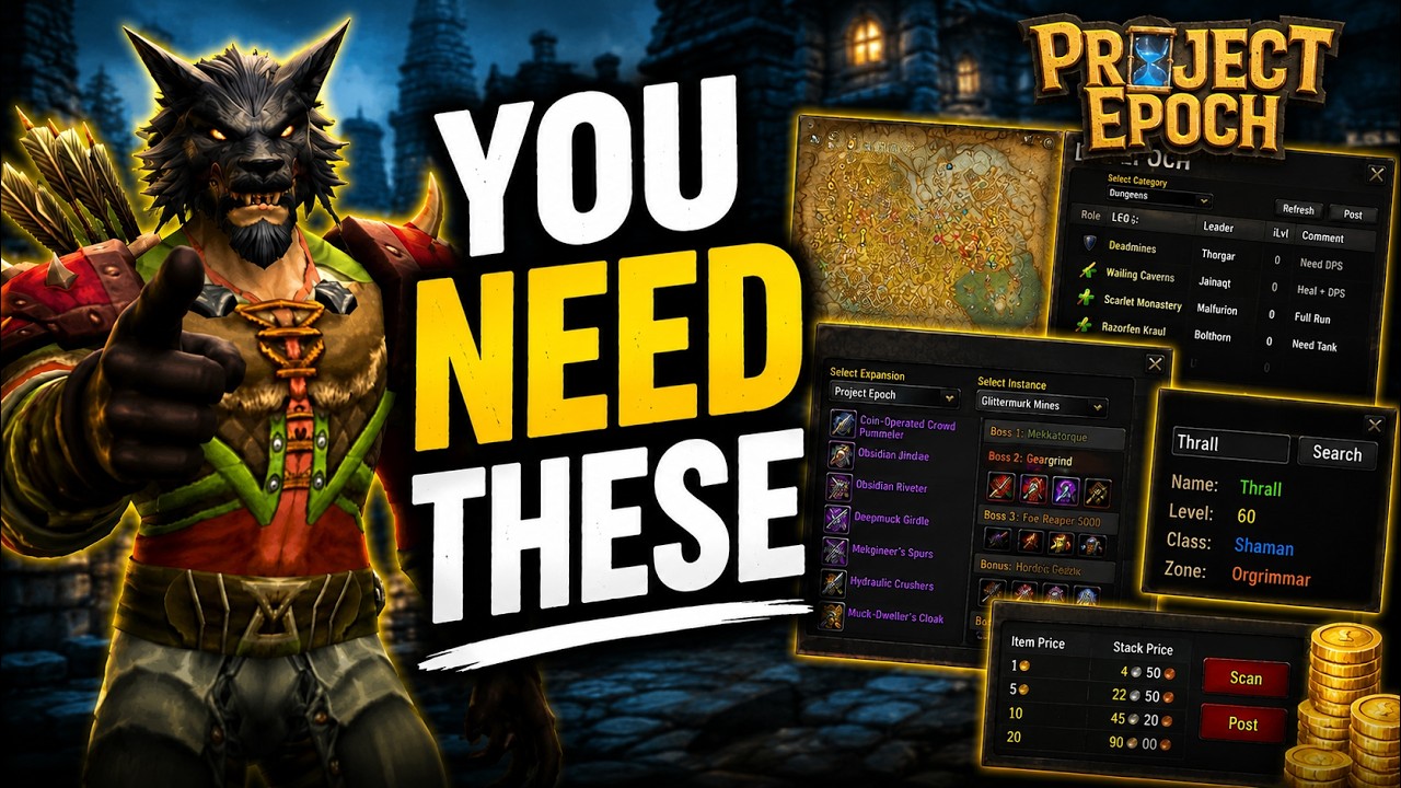 5 Essential Project Epoch Addons You Need in 2026