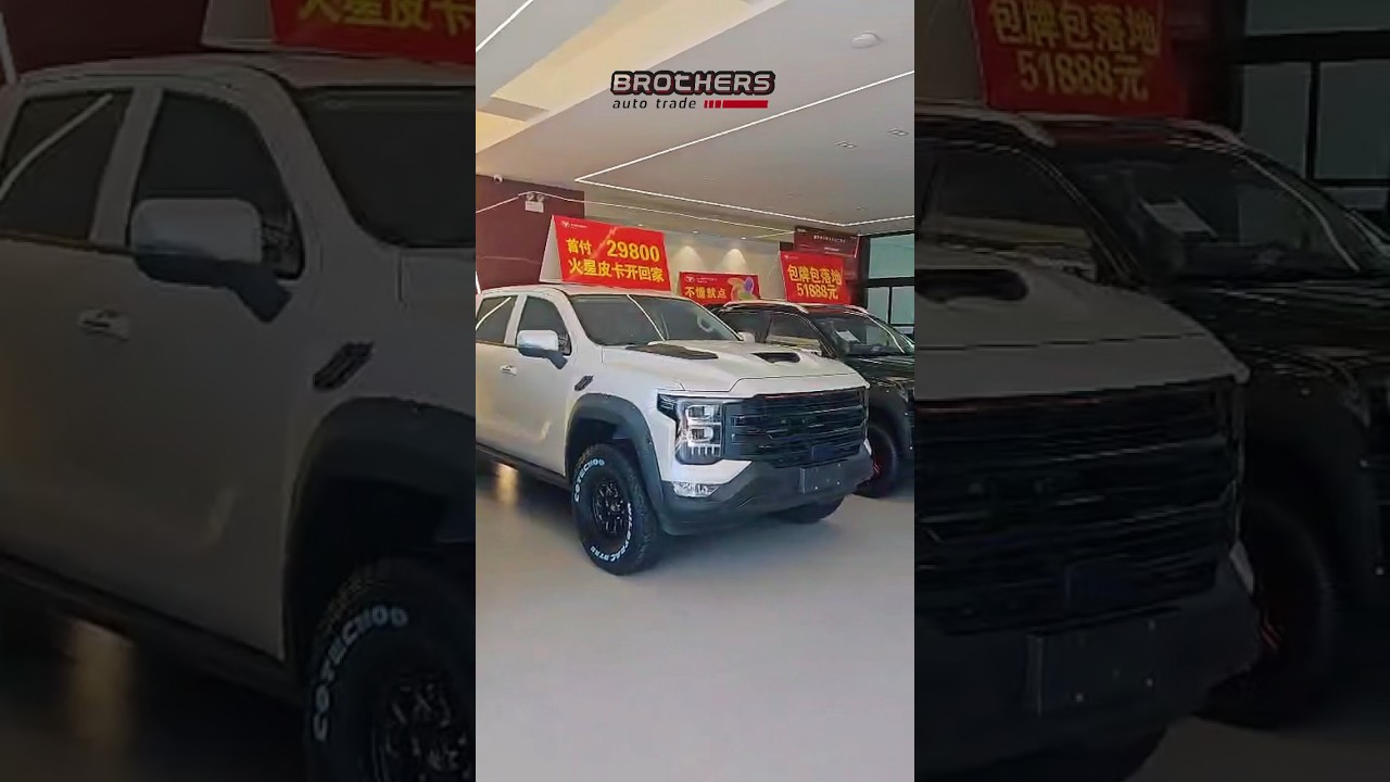 ВАТ| находимся в Китае. Редкий белый Foton Mars7, тюнингованный Mars9 #tunlandv9 #tunlandv7 #foton