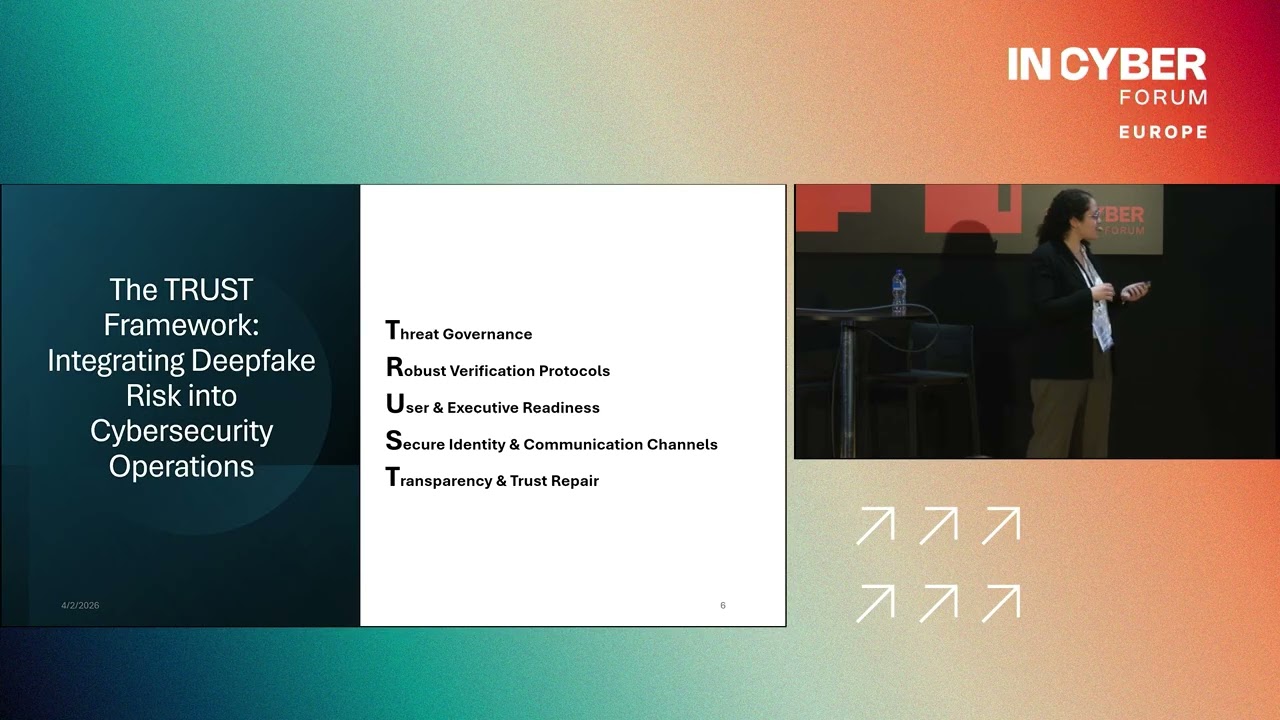 TL27 INCYBER Deepfakes as a Cyberweapon  When Trust Becomes the Attack Surface