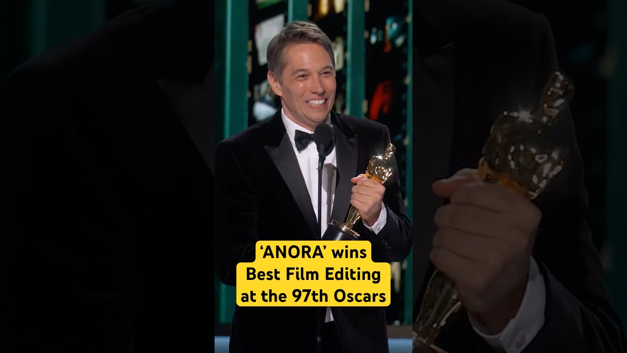 Sean Baker Wins the Oscar for Best Editing for 'Anora' at the 97th Oscars (2nd Win of The Night!)