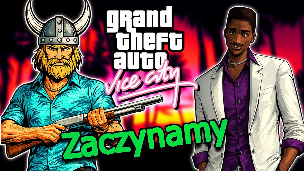 Zaczynamy GTA VICE CITY Czy Wbijemy 100%? (NOWY INTERNET)