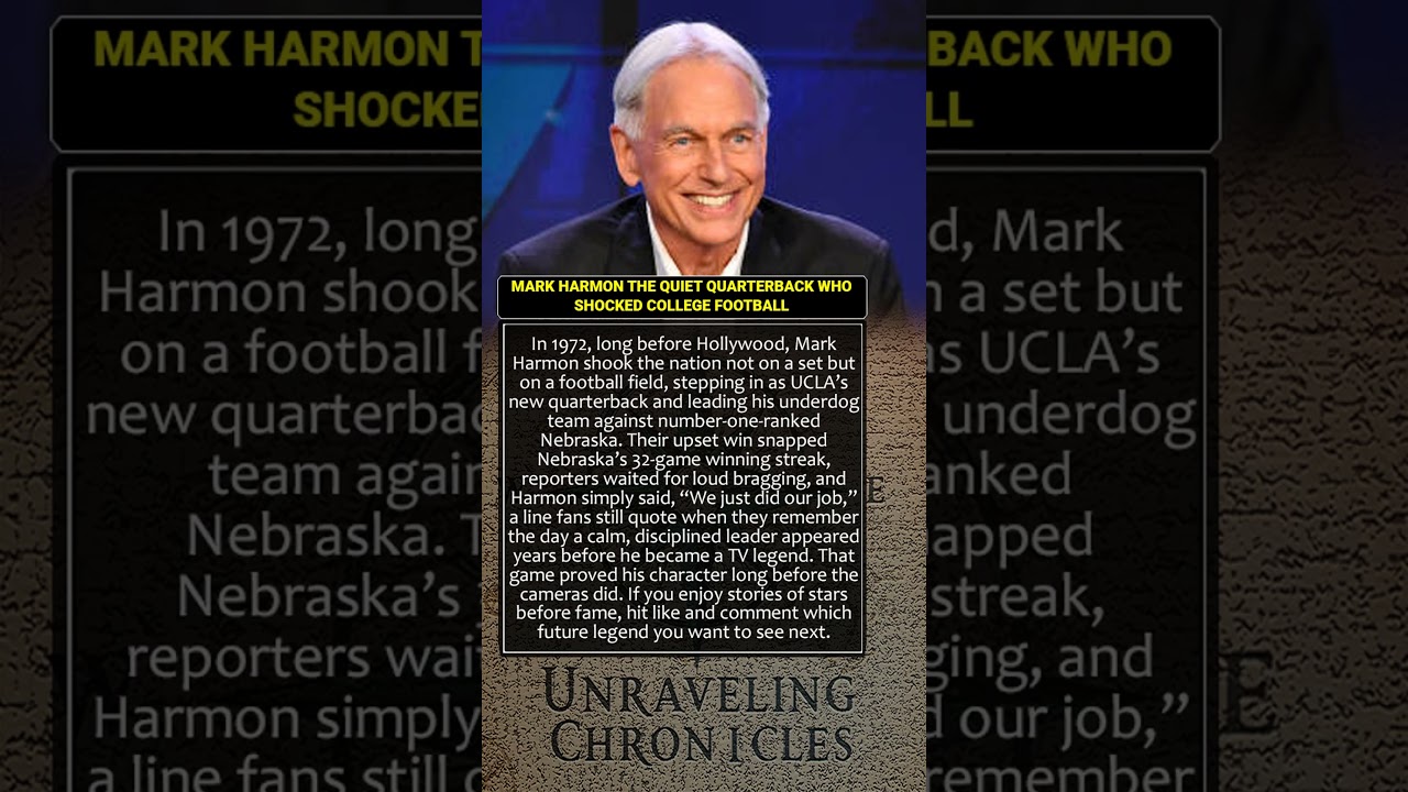 💔MARK HARMON THE QUIET QUARTERBACK WHO SHOCKED COLLEGE FOOTBALL