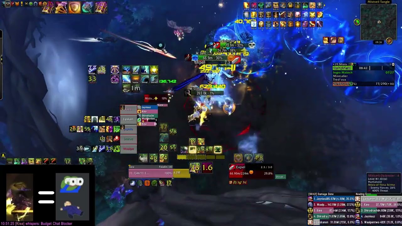 World First +19 Mists of Tirna Scithe | Protection Paladin