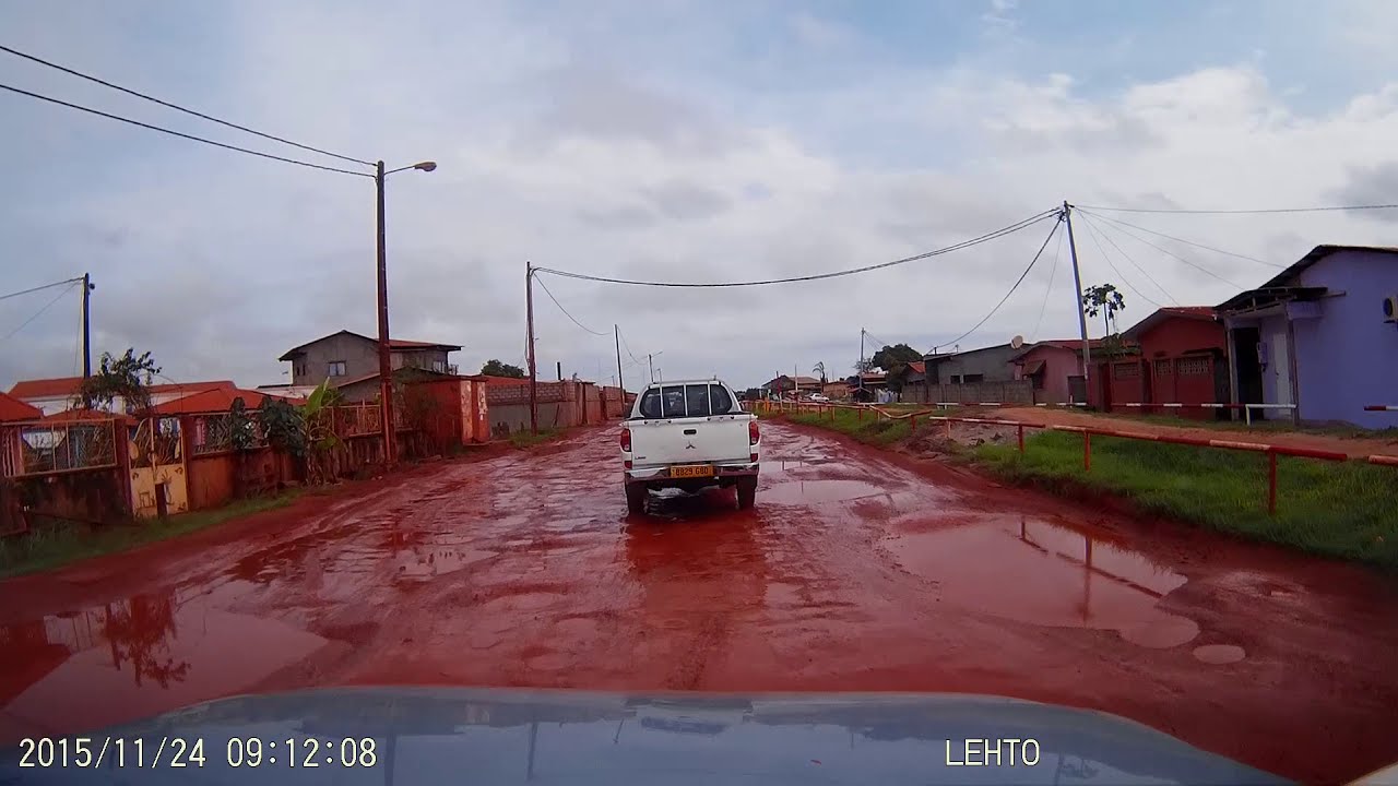Driving @Port Gentil, Gabon 24 11 2015