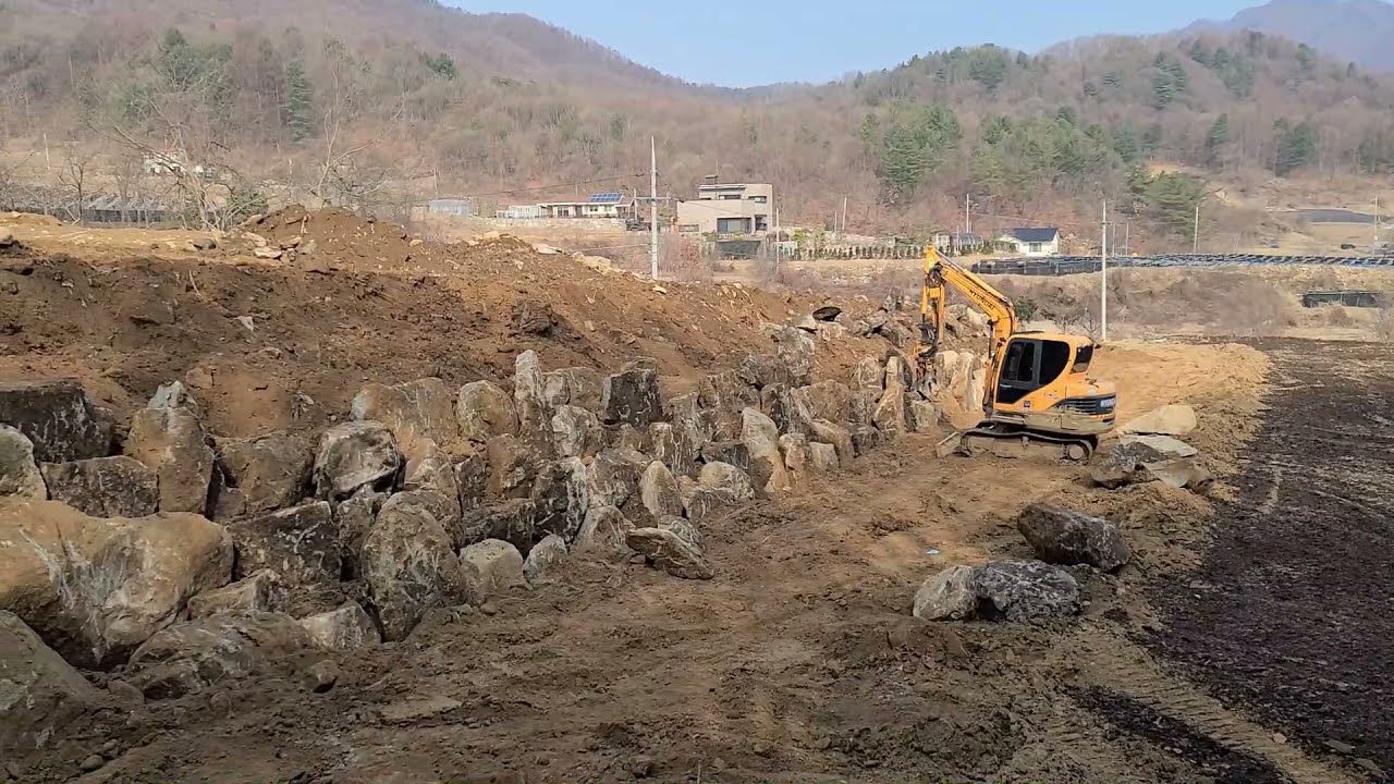 #자연석 돌쌓기