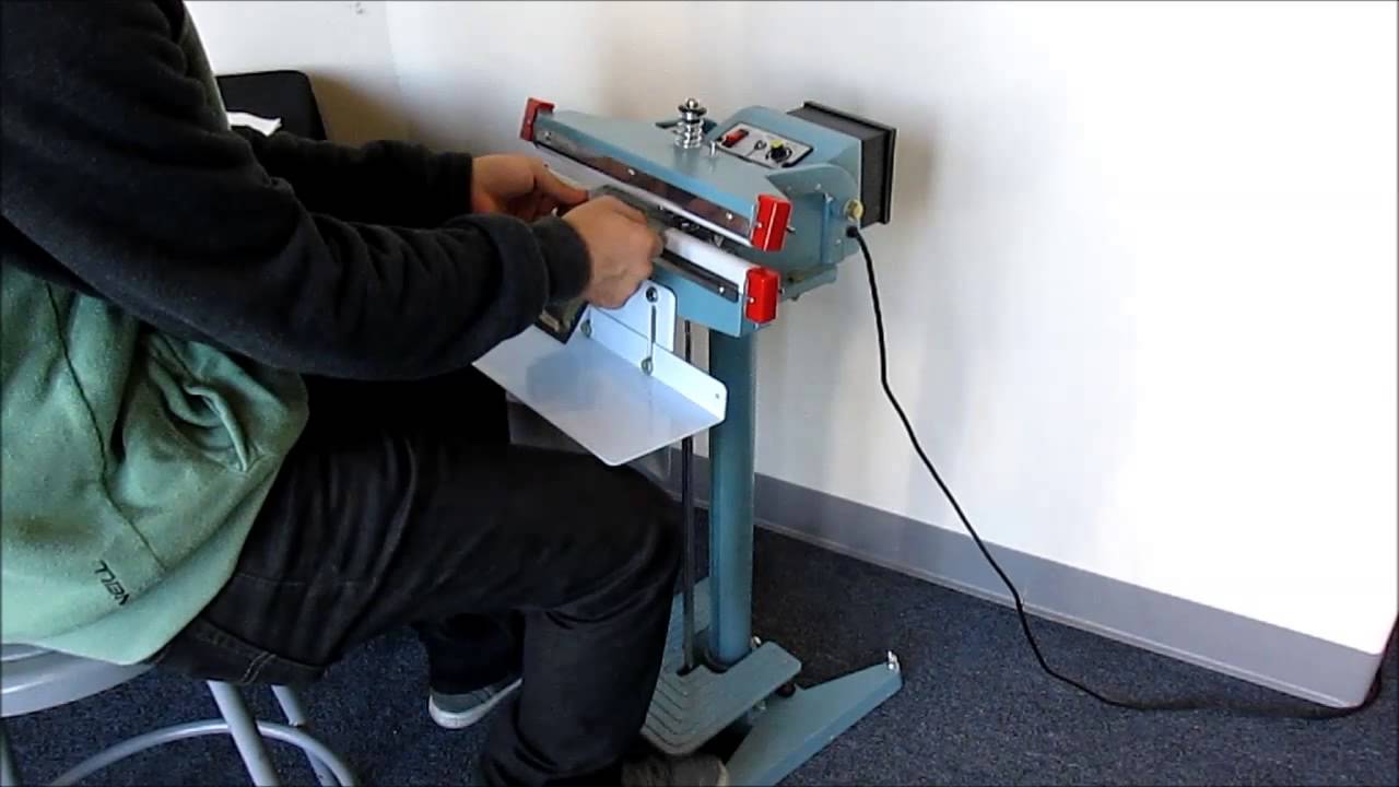 Hands Free Foot Pedal Sealer Machine