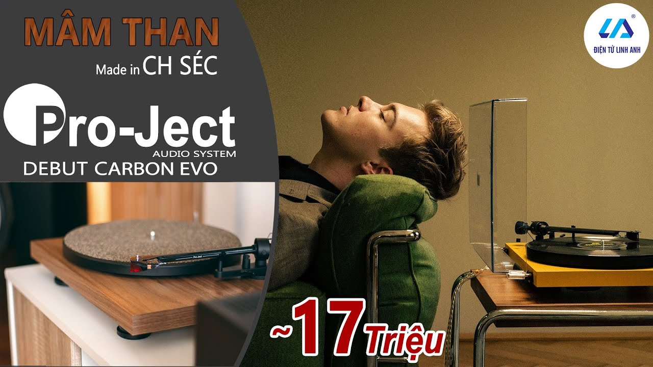 Đầu đĩa than sản xuất tại Séc dưới 20 triệu, Pro-ject Debut Carbon EVO Turntable Made in Czech