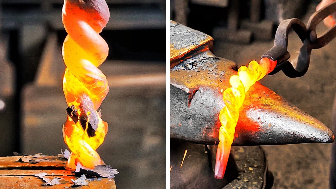 INCROYABLE TRAVAIL D'UN FORGERON || ID&Eacute;ES DIY ET CR&Eacute;ATIONS AVEC DU M&Eacute;TAL