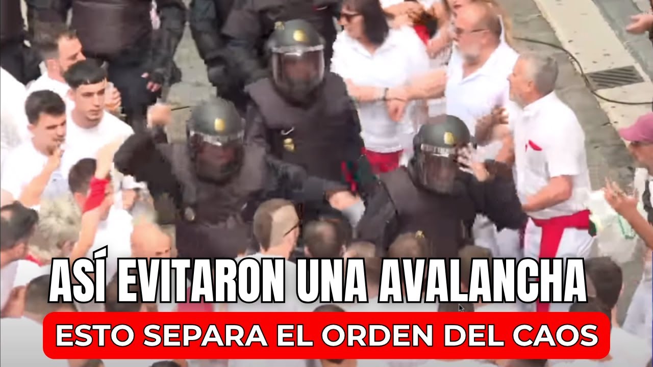 La DELGADA LÍNEA AZUL en SAN FERMÍN: lo que no viste del 6 de julio
