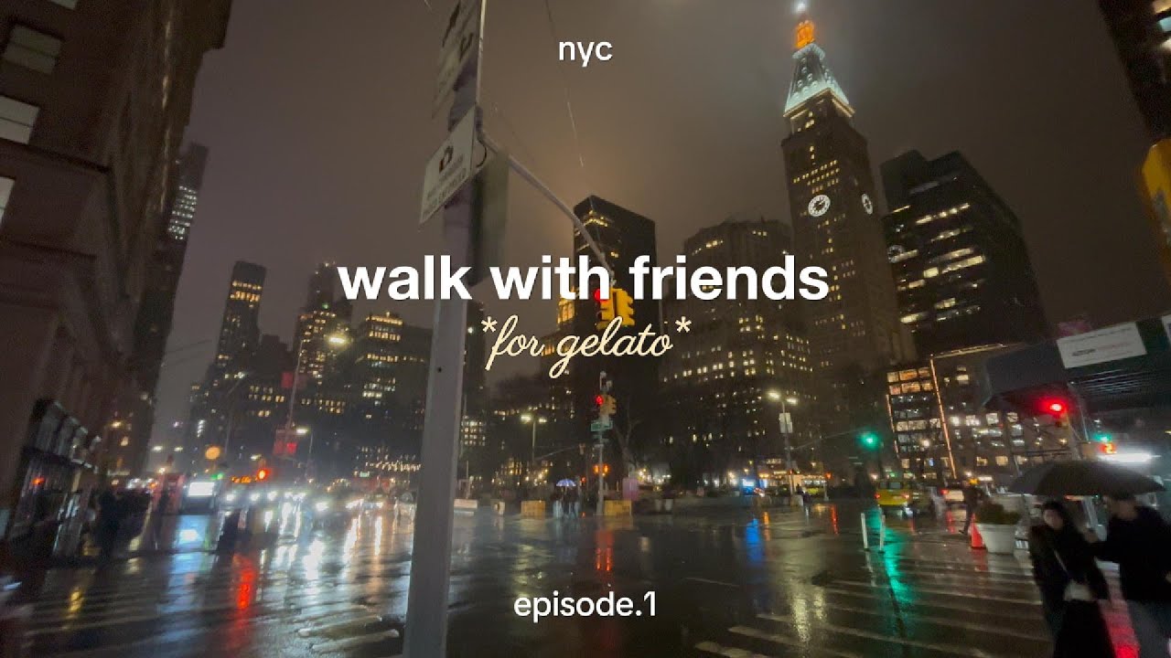 NYC in the Rain | Chill Walk With Friends