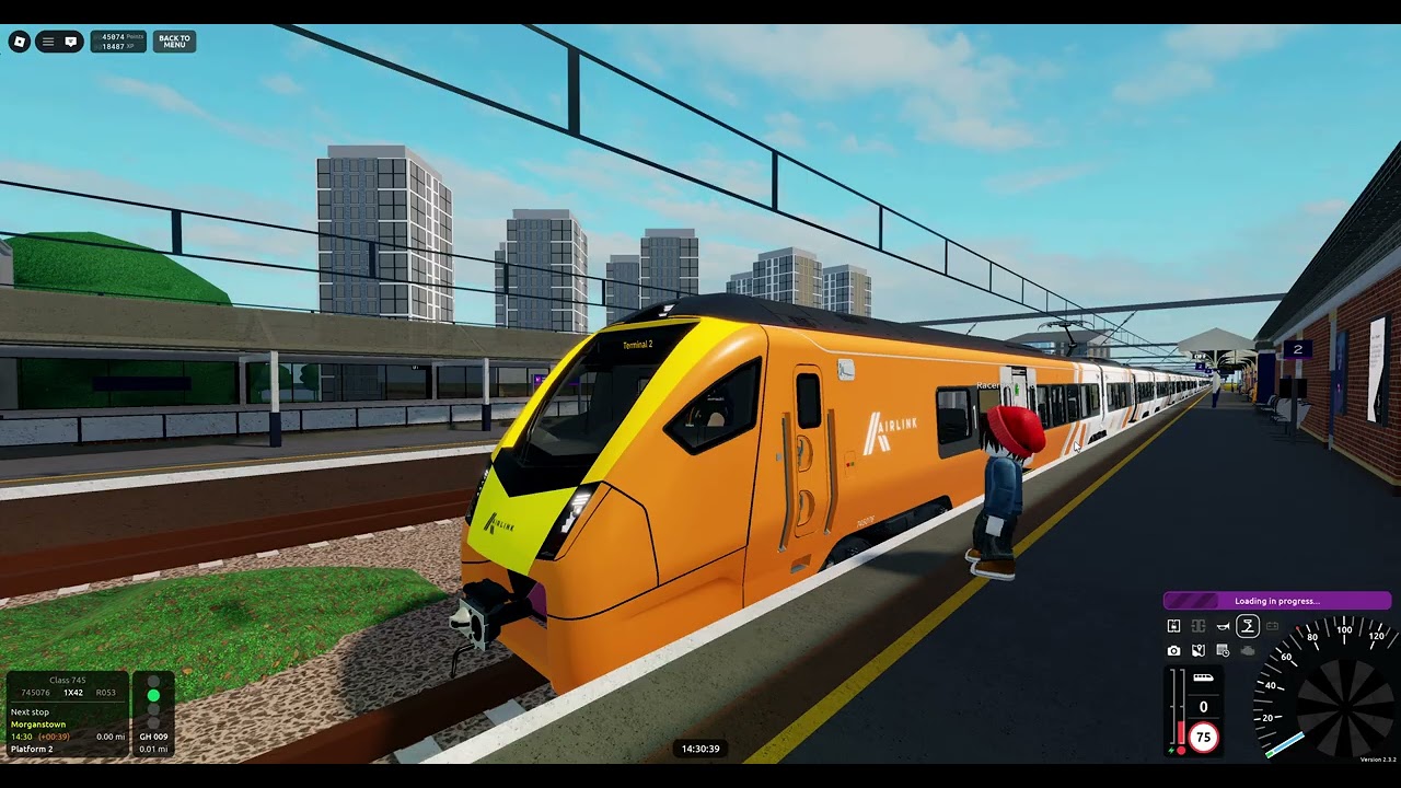 Roblox SCR v2.3.2 R053 Stepford Central➡️Airport Terminal 2 (Class 745/0)