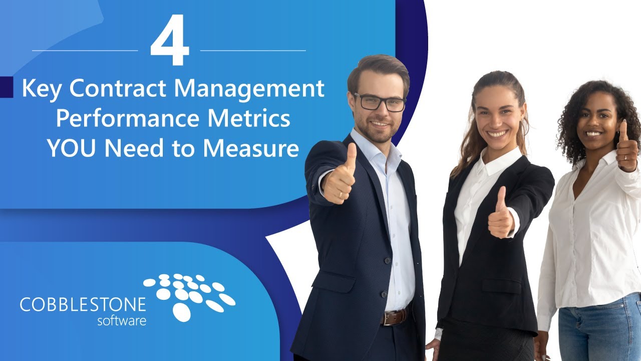 4 Key Contract Management Performance Metrics YOU Need to Measure