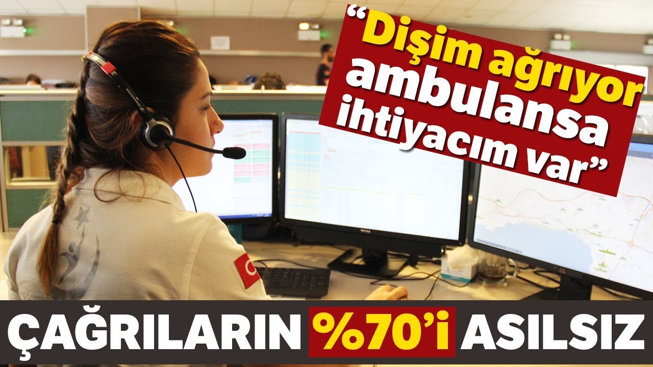 112 Acil Çağrı Merkezi’ne Gelen Çağrıların Yüzde 70’i Asılsız