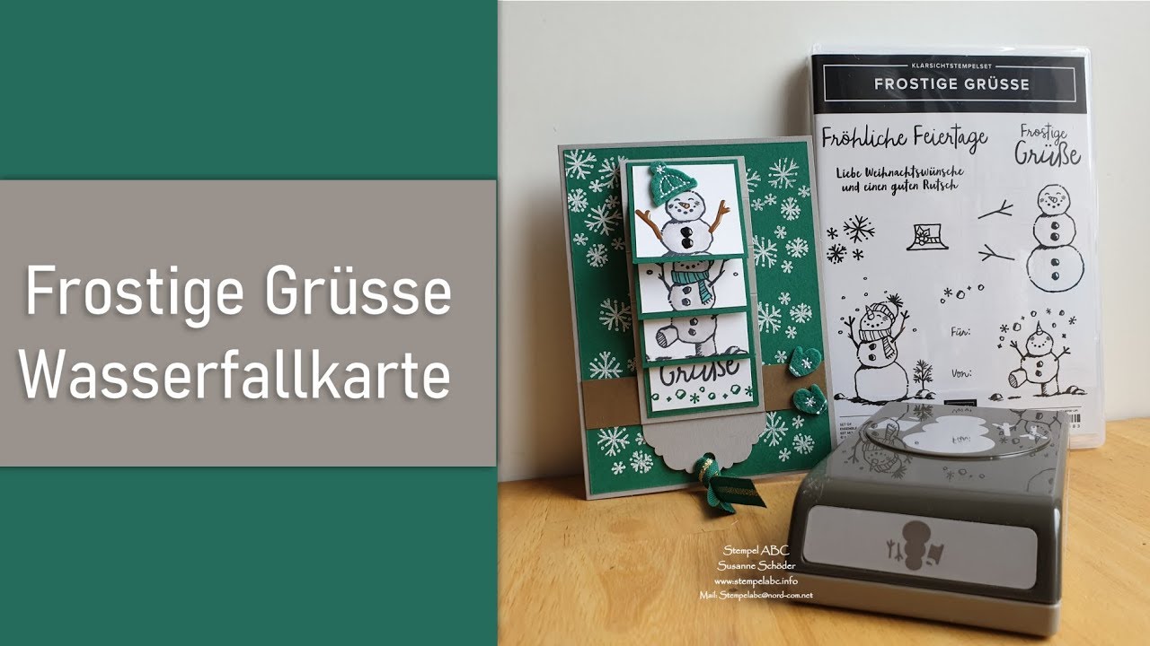 Fostige Grüsse-Wasserfallkarte-Produkte von Stampin´UP!