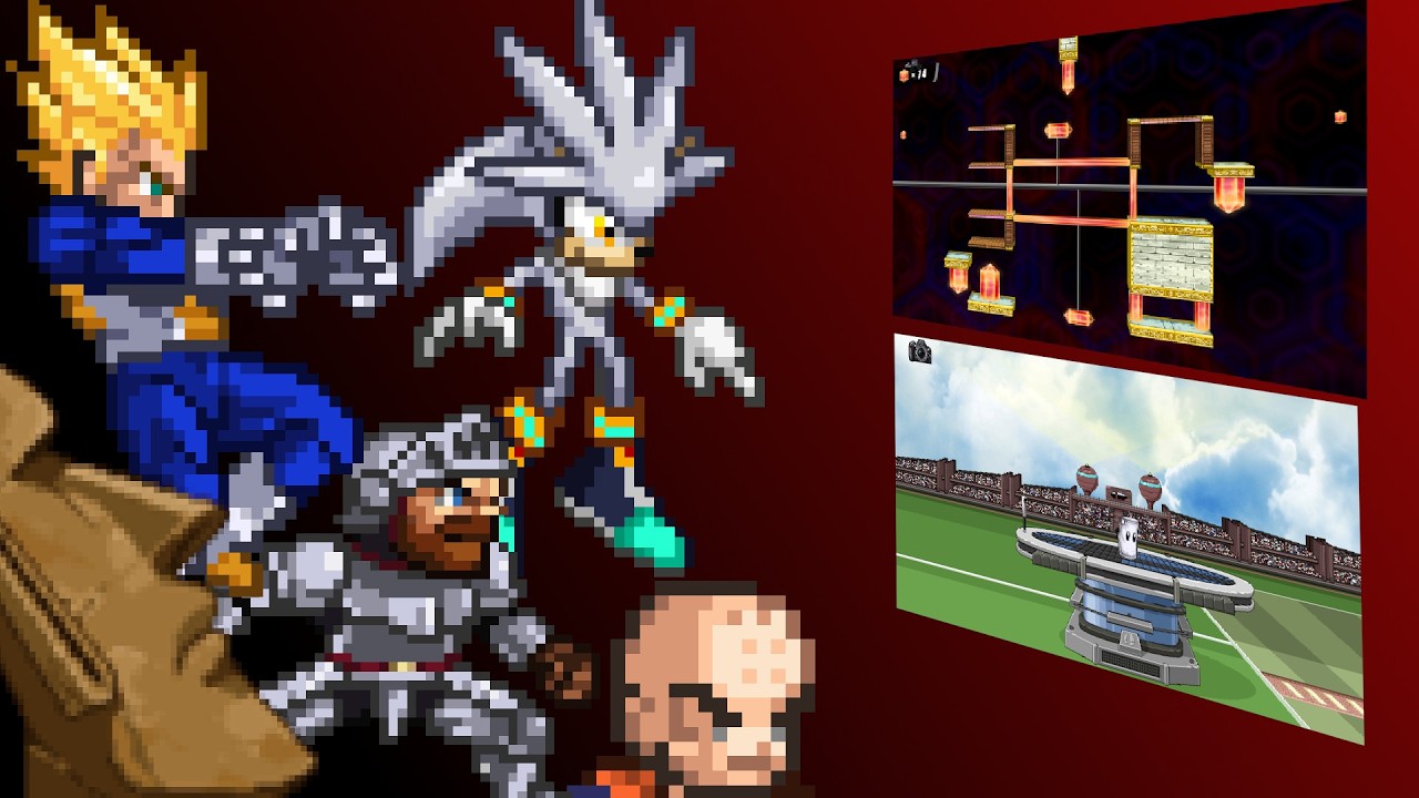 Can Assist Trophies beat the different Game Modes? | Super Smash Flash 2 1.4