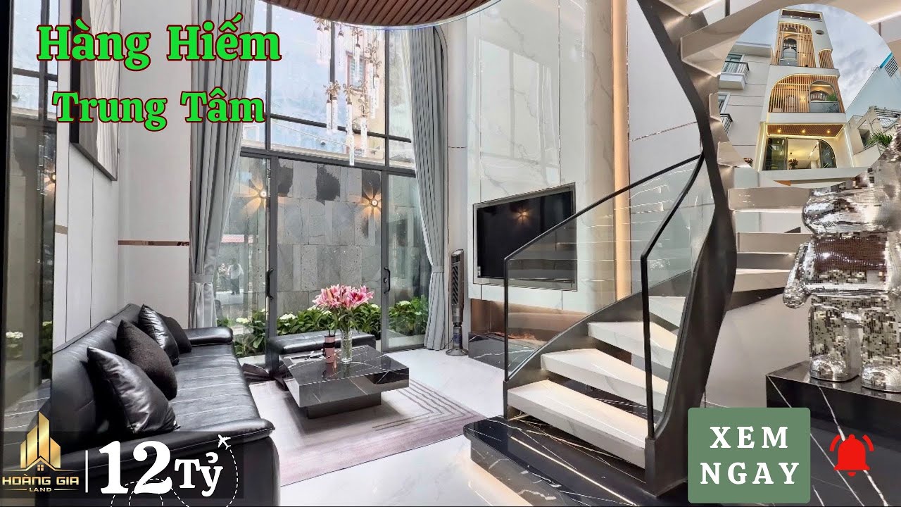 Nhà Đẹp Thiết Kế Gò Vấp - Ngay CiTy Land Phan Văn Trị , Có Thang Máy Full Nội Thất Hiện Đại