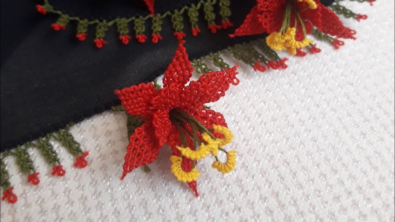 FULAR VE YAZMALARINIZ İÇİN SAHANE ÇİÇEK MODELİ