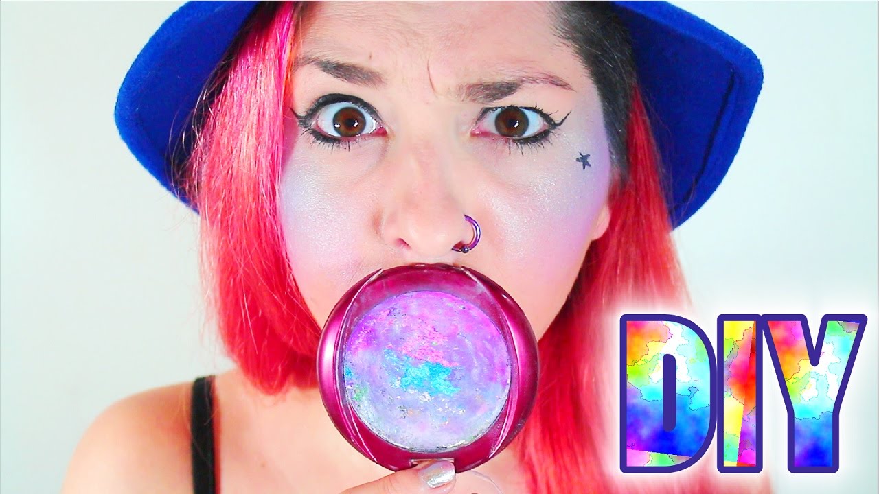 como hacer ILUMINADOR GALAXY ✩ Galaxy Highlighter - Ann Look