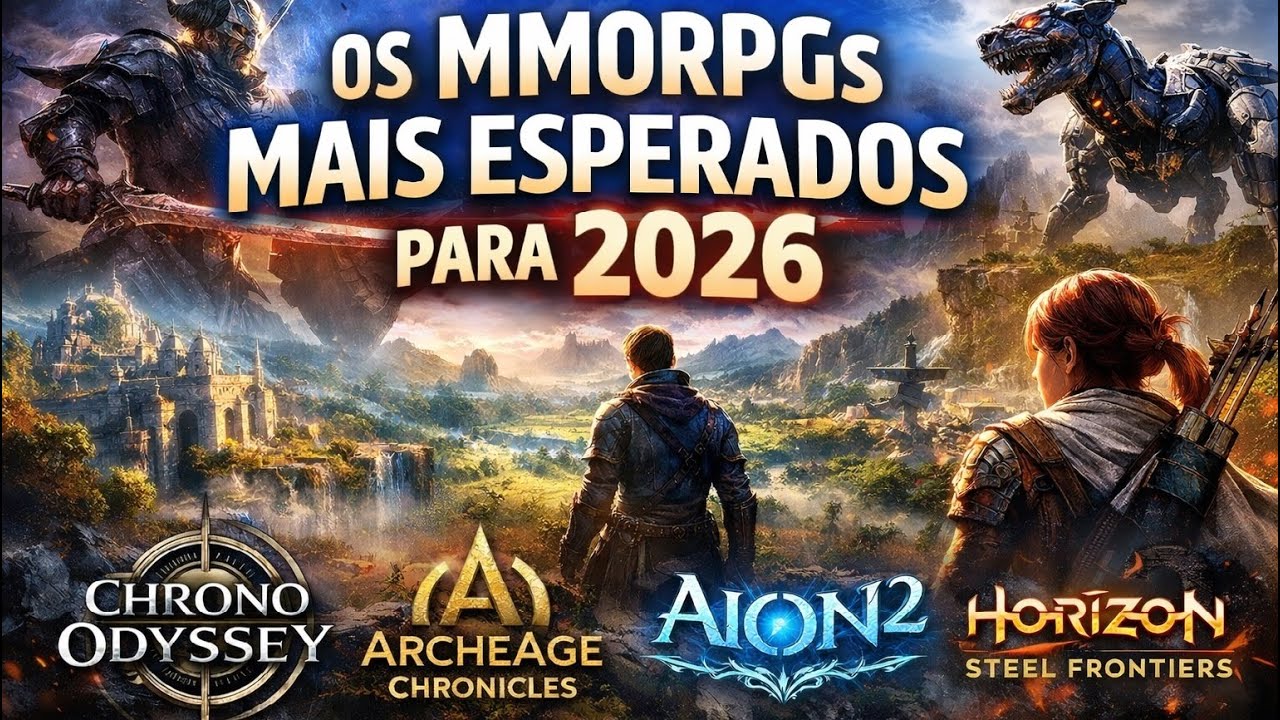 Os MMORPGs Mais Aguardados de 2026 🔥