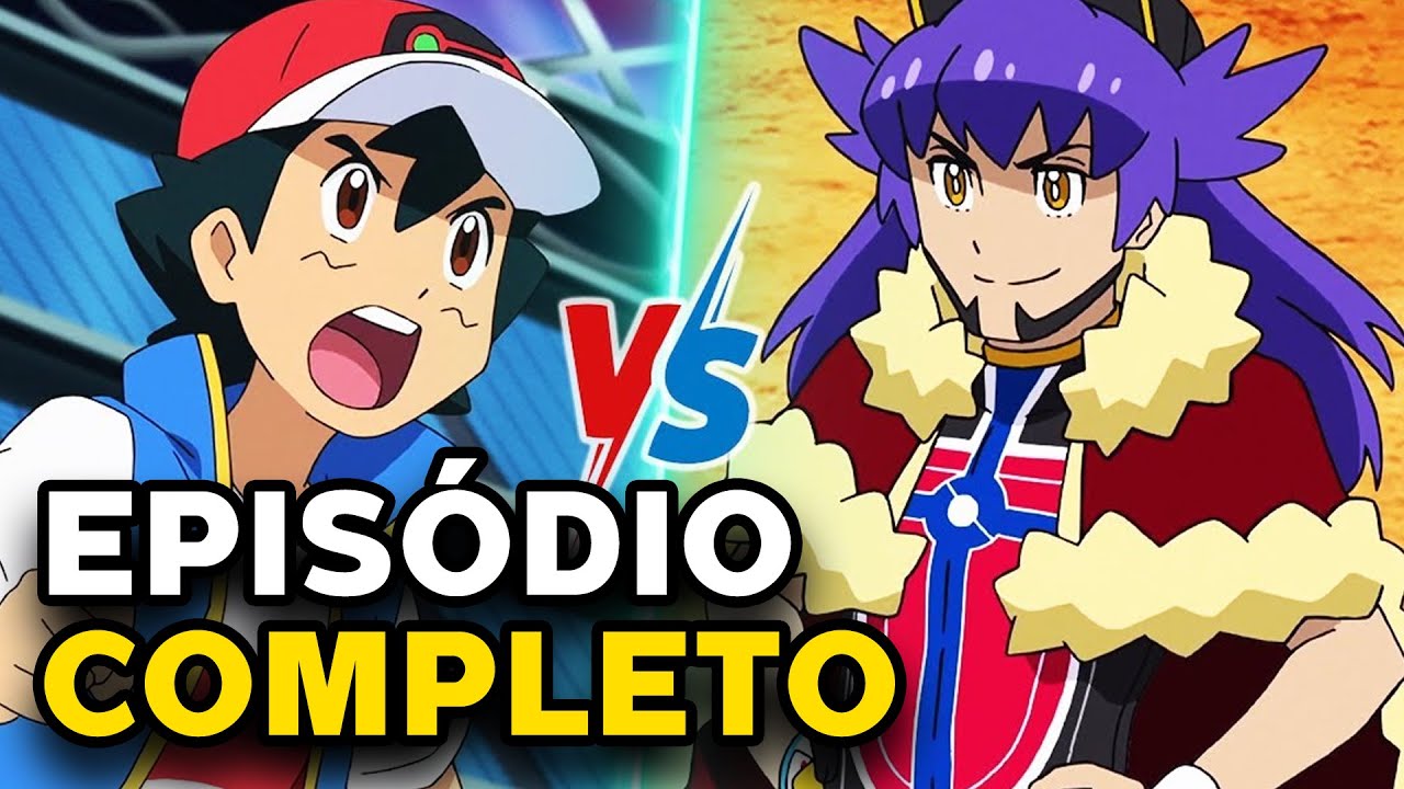 Ash vs Leon Batalha Final   Pokemon Dublado