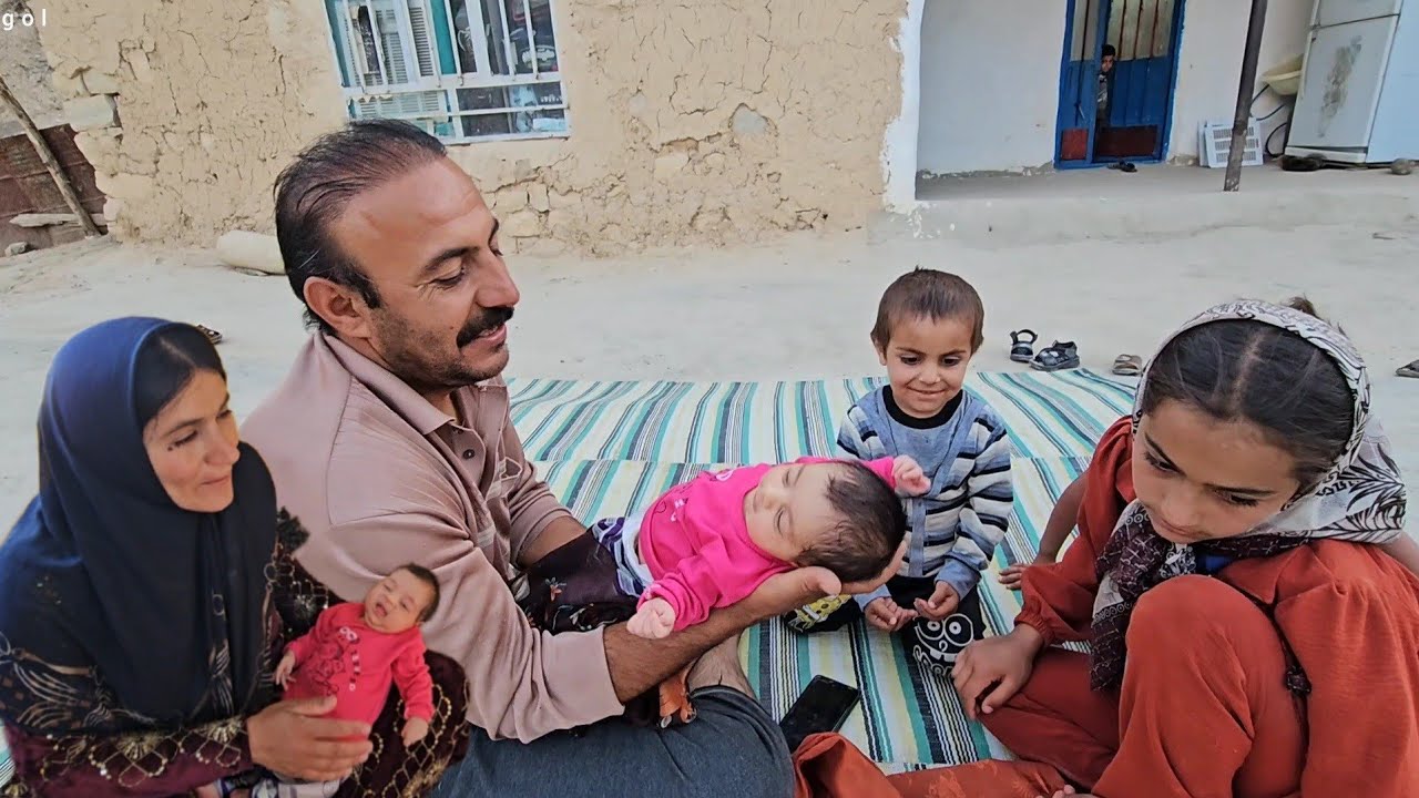 Nomadic life in difficult conditions  Shaban sfamily helps Salahuddin harvest crops and water trees