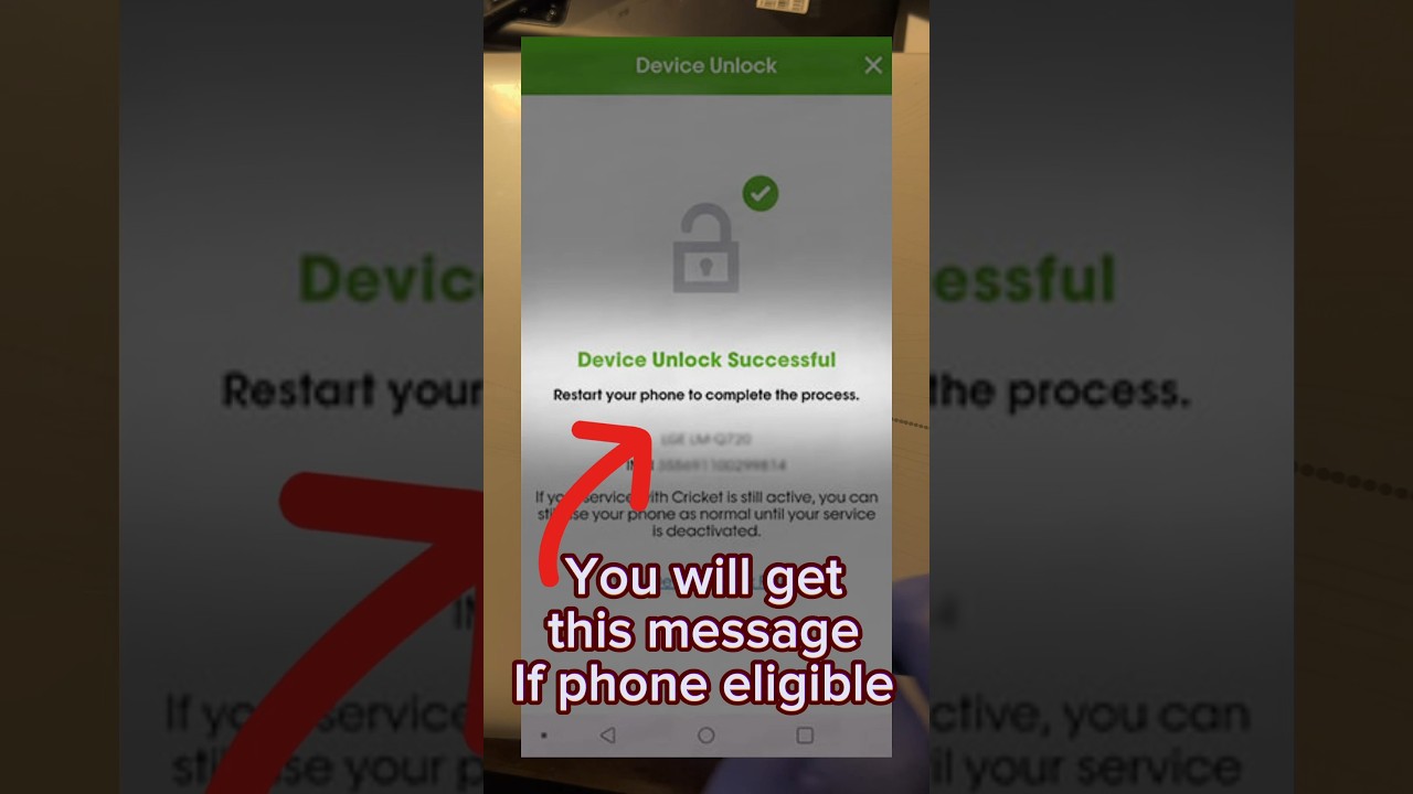 How to SIM unlock Cricket Wireless