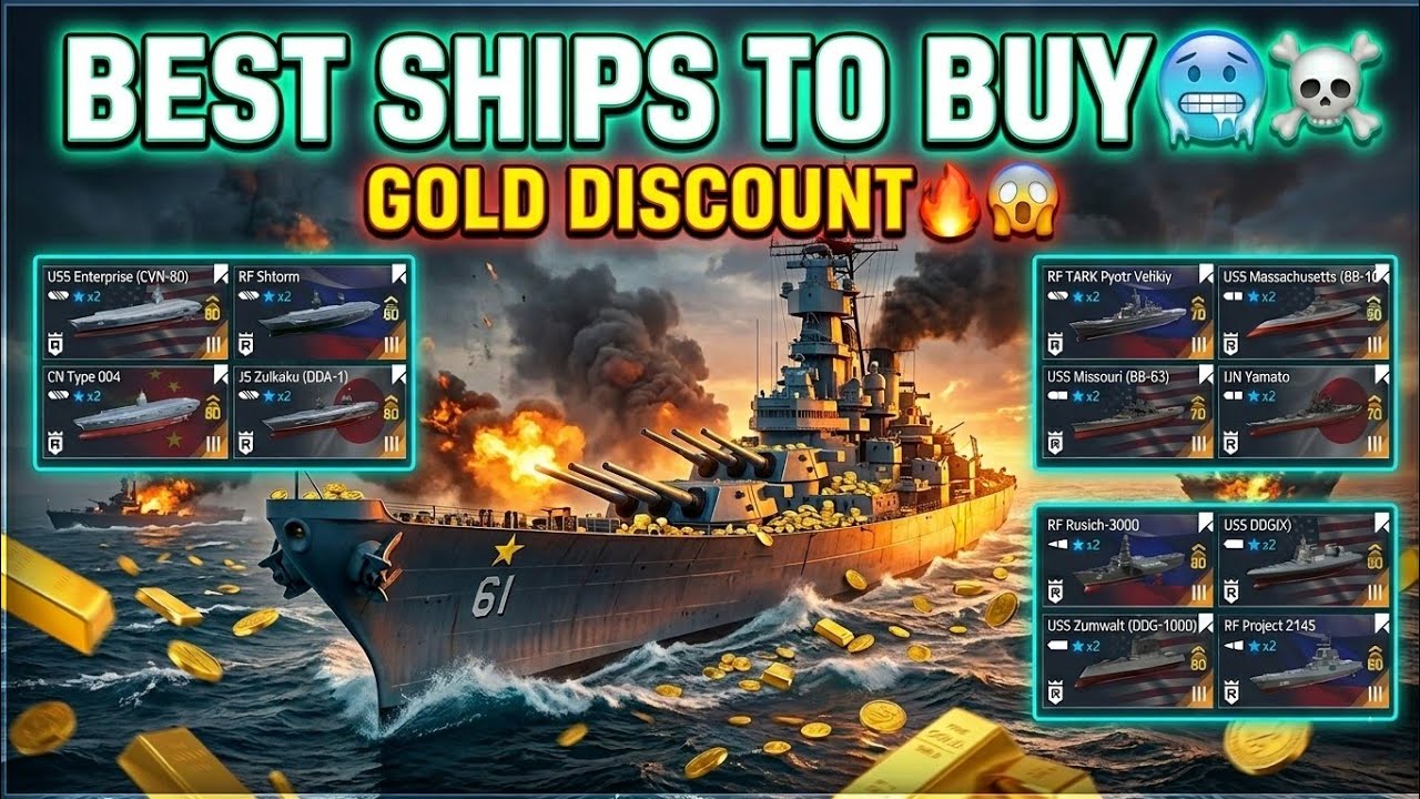 BEST  GOLD SHIPS TO BUY 🤑🔥 | CHOOSE THE BEST☠️🥶