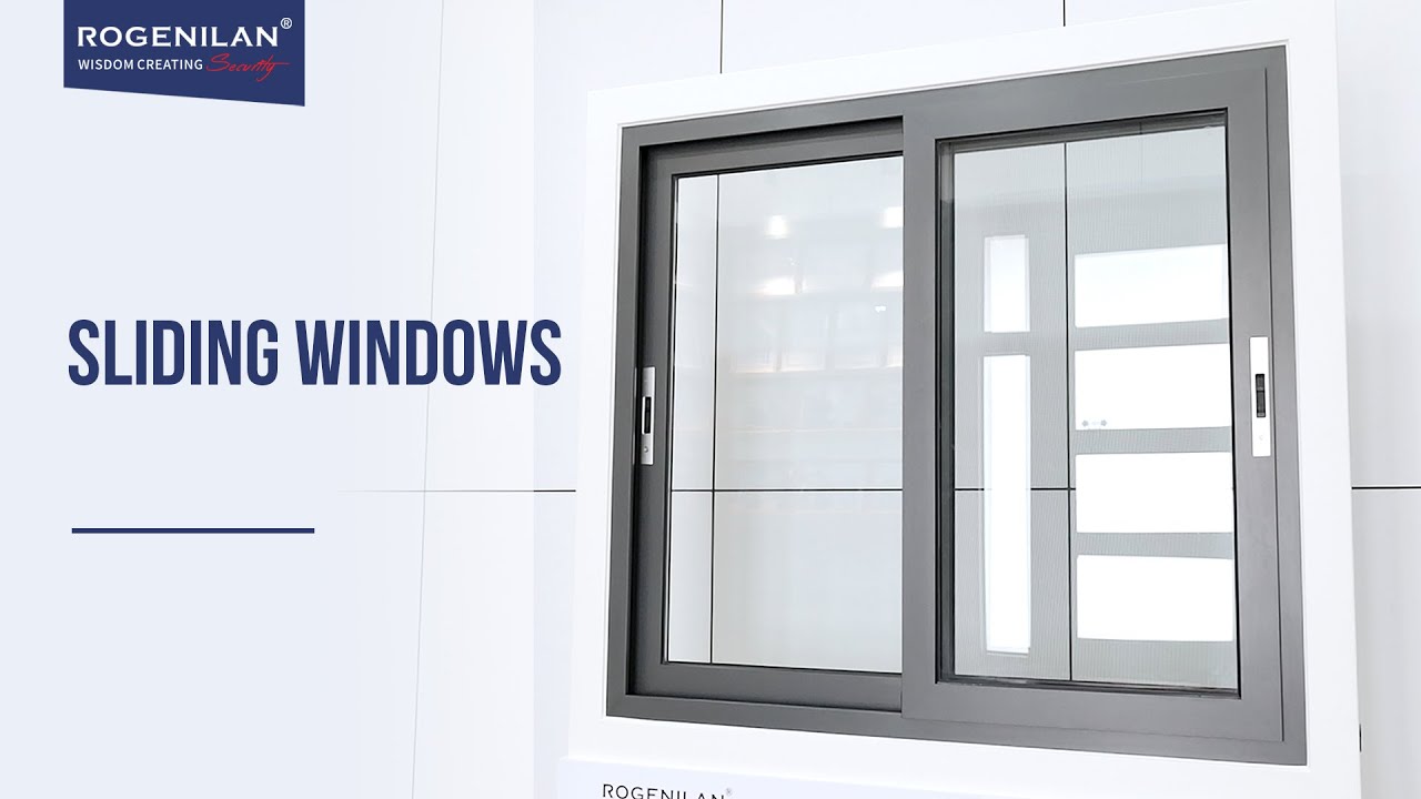 Commercial aluminum alloy sliding window