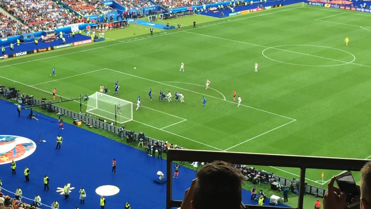 Gol di Graziano Pelle 2:0 Italia - Spagna Euro 2016