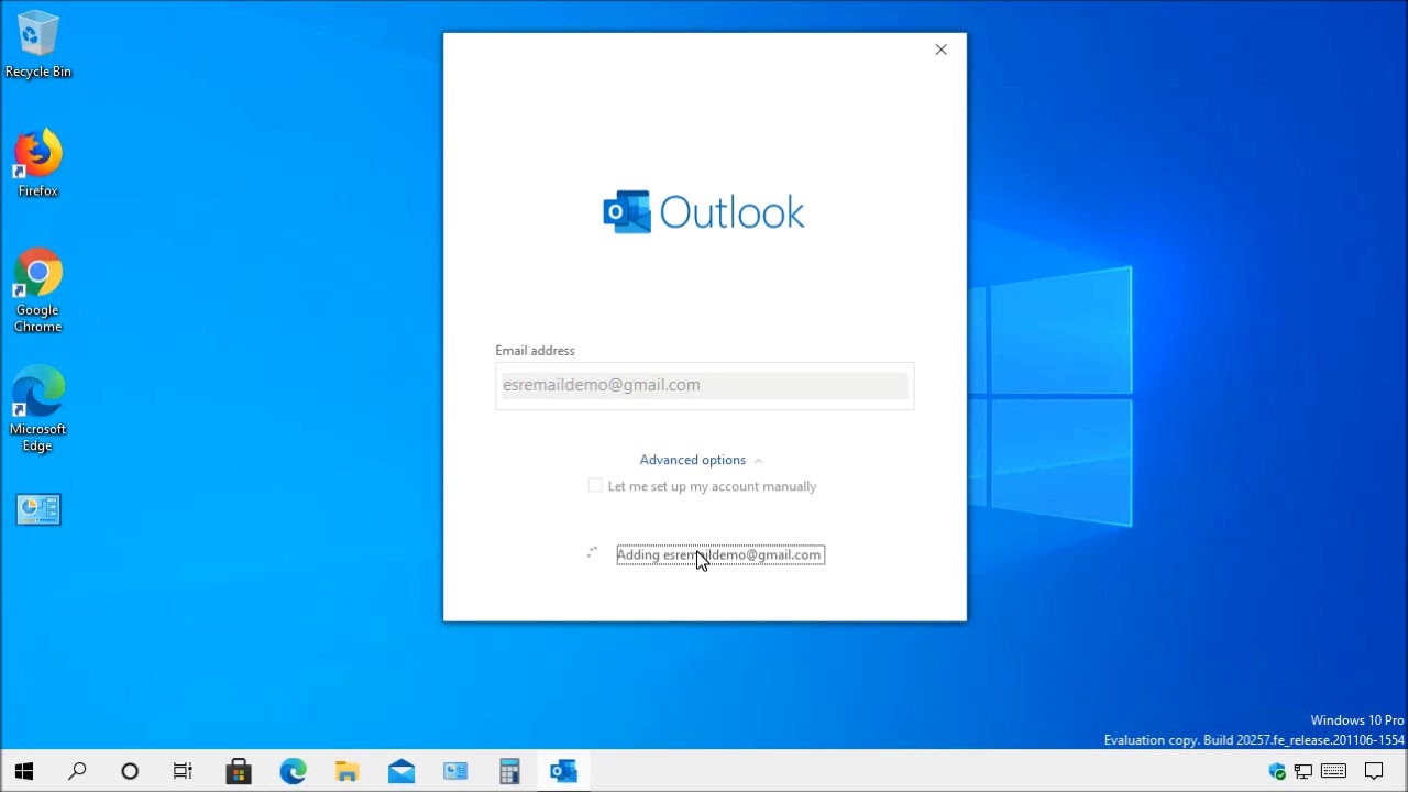 Как добавить учетные записи электронной почты в Outlook