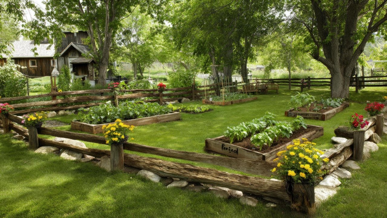 Creative Farmhouse Vegetable Garden Fence Ideas to Add Rustic Charm & Timeless Beauty to Your Yard