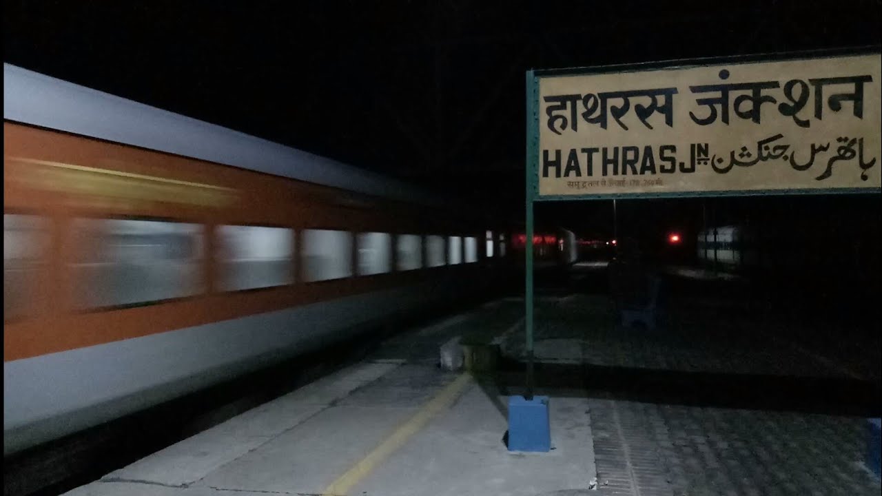 Night Action at HATHRAS | Back to Back 130Kmph Speeding Through Kanpur PART - 2 | Indian Railways.