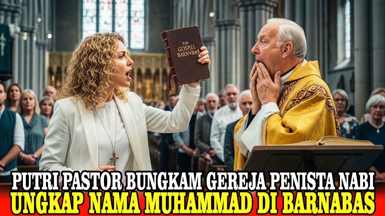 DUNIA GEMPAR❗Putri Pendeta Bongkar Fakta Injil Barnabas Tentang Nabi Muhammad — Satu Gereja Mualaf!