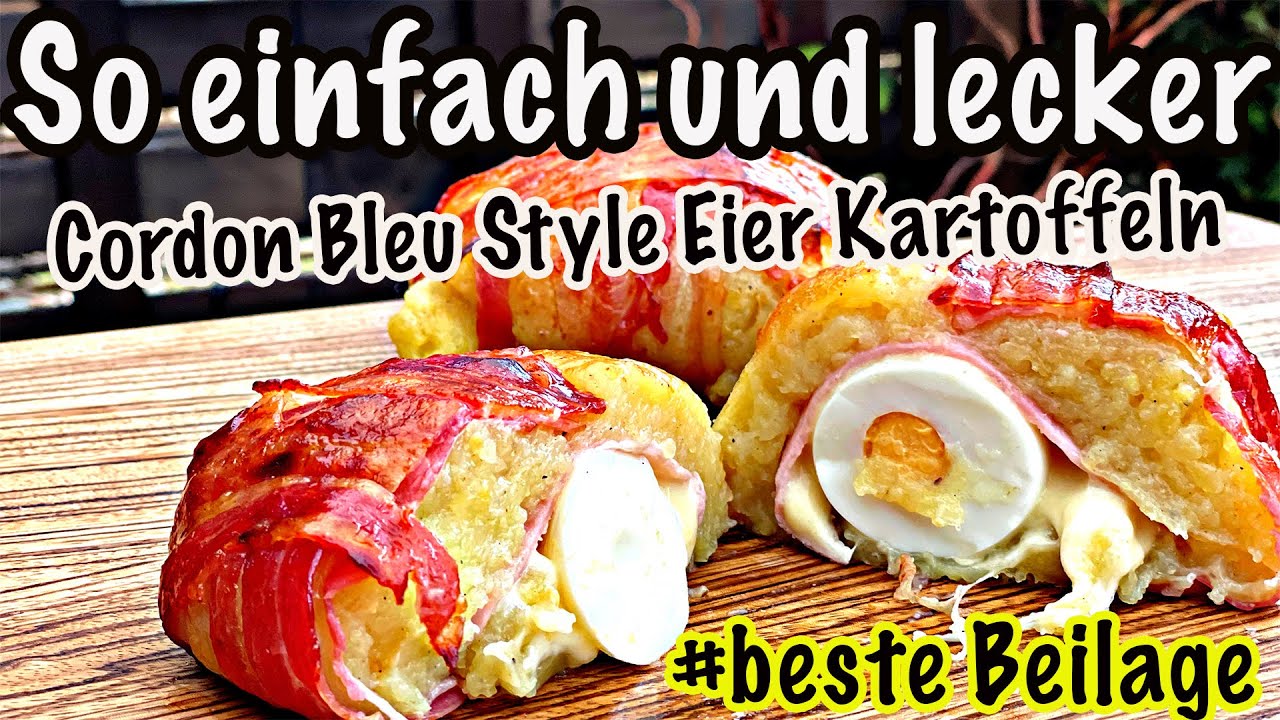Cordon Bleu Style Eier Kartoffeln vom Grill | Grill Beilage | The BBQ BEAR